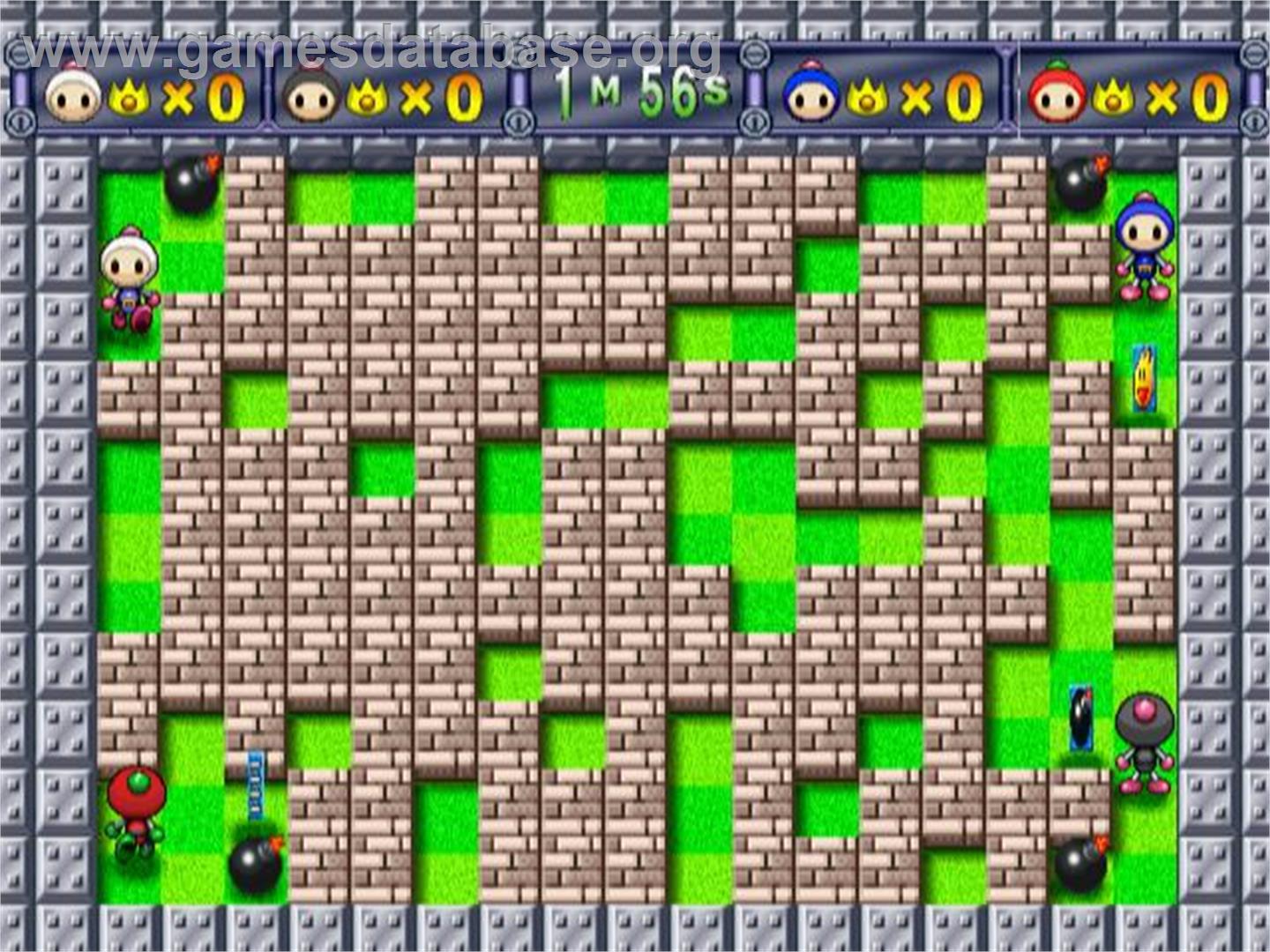 Bomberman Land 2 - Game Shijou Saidai No Theme Park - Sony Playstation 2 - Artwork - In Game