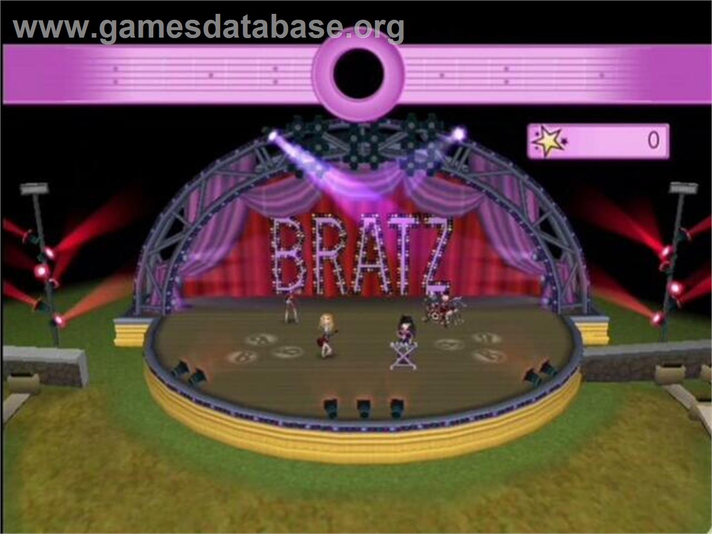 Bratz - Girlz Really Rock - Sony Playstation 2 - Artwork - In Game