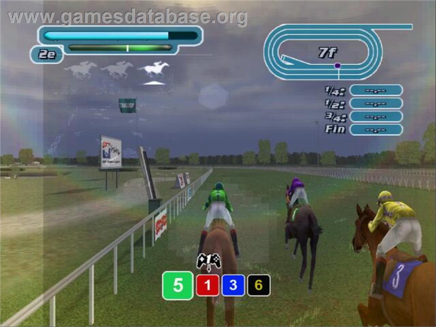 Breeders' Cup - World Thoroughbred Championships - Sony Playstation 2 - Artwork - In Game