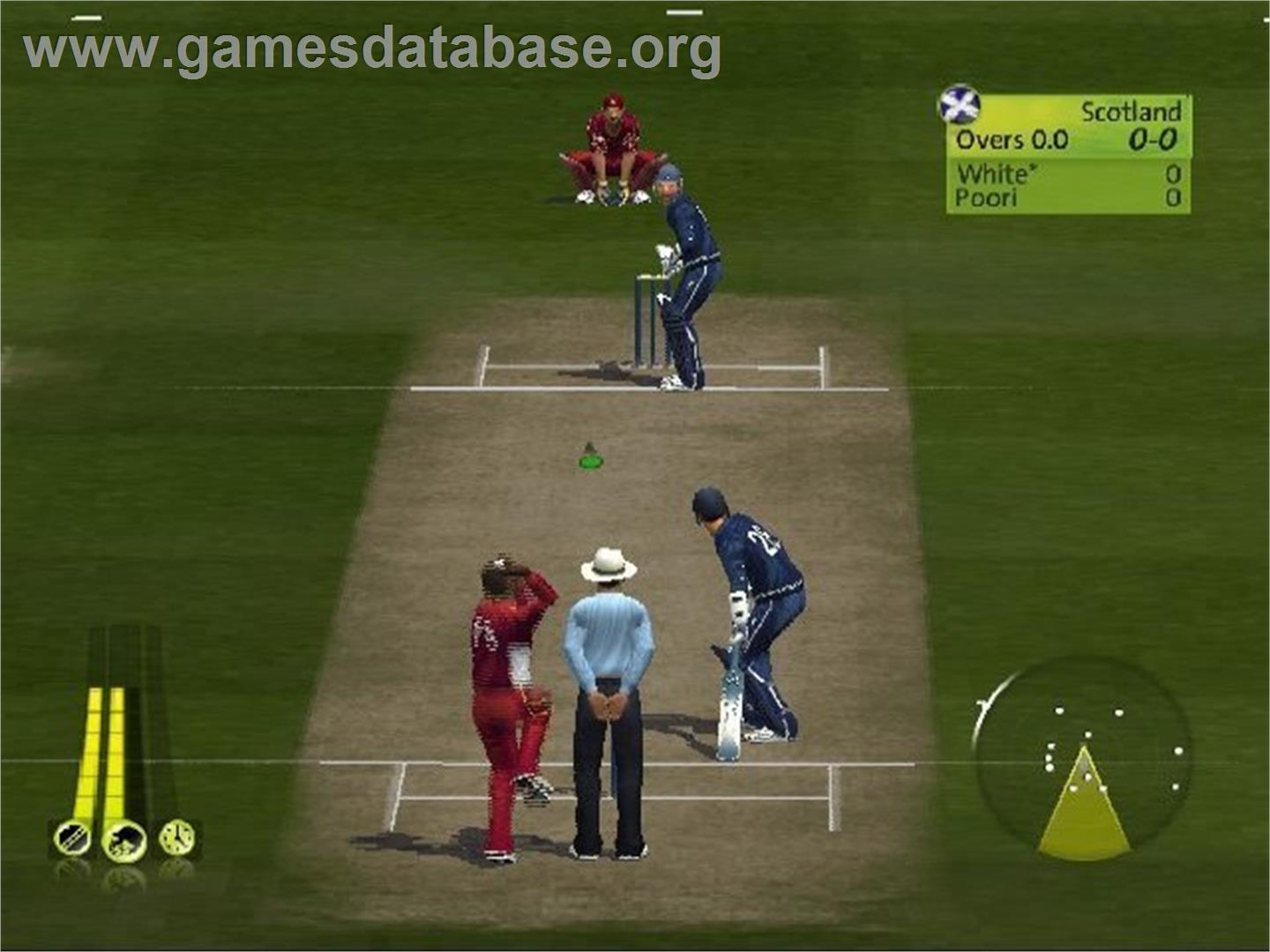 Brian Lara International Cricket 2007 - Sony Playstation 2 - Artwork - In Game