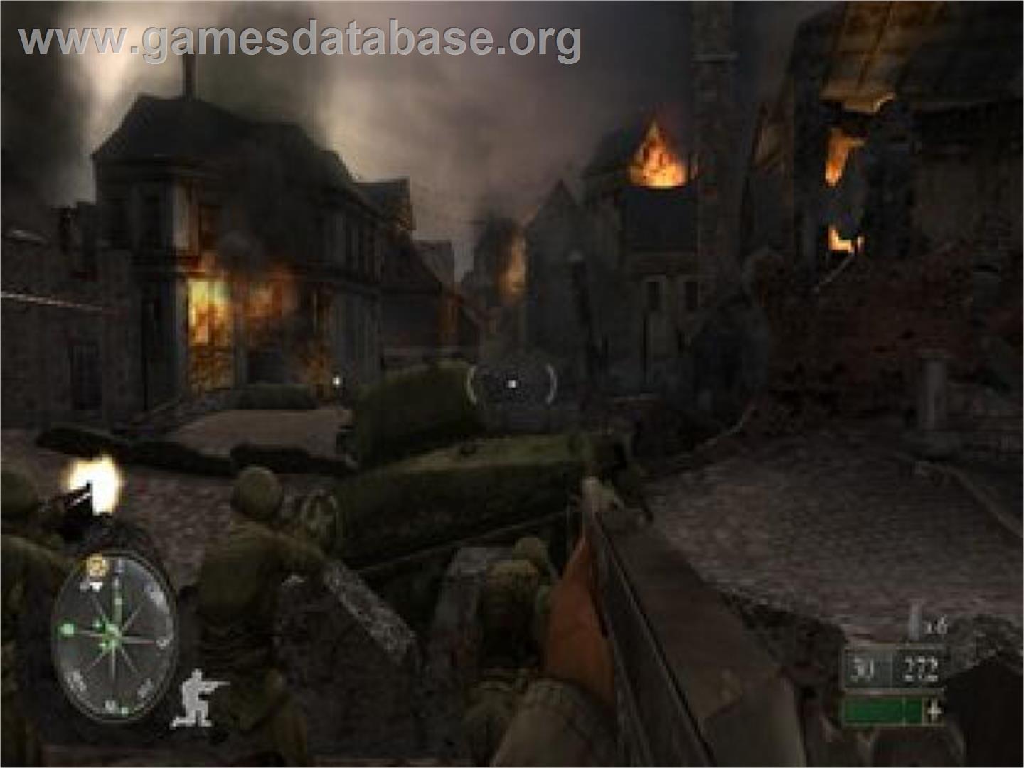 Call Of Duty 2 - Big Red One - Sony Playstation 2 - Artwork - In Game