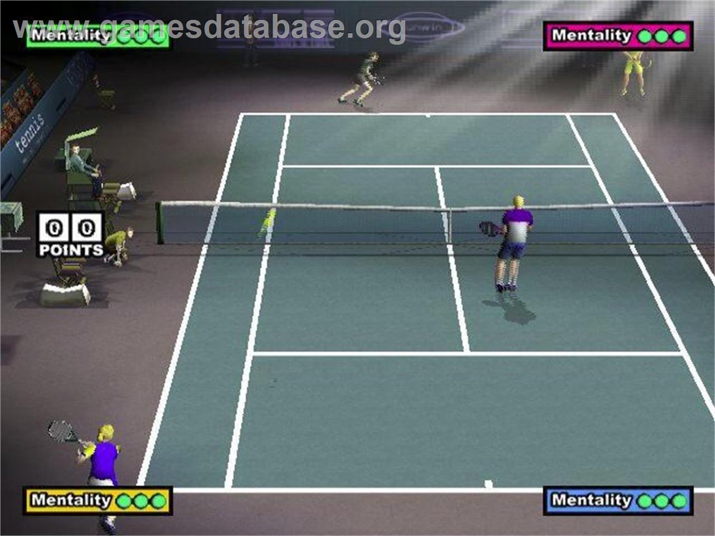 Centre Court - Hard Hitter - Sony Playstation 2 - Artwork - In Game