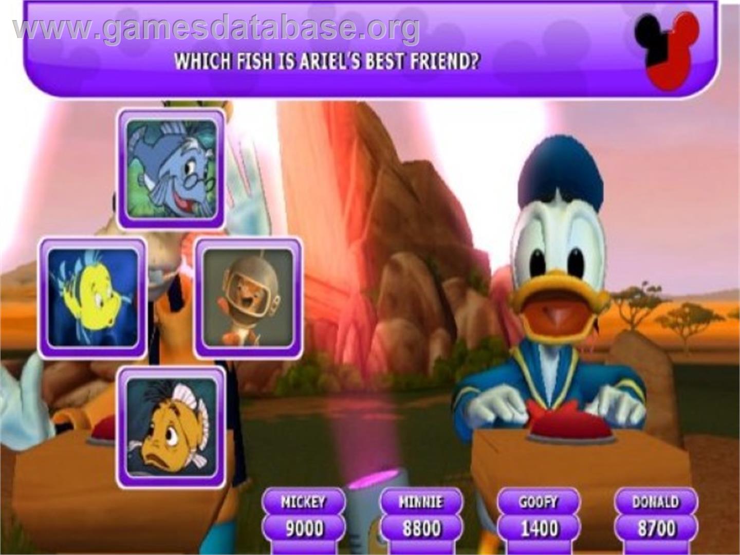 Disney Th!nk Fast - Sony Playstation 2 - Artwork - In Game