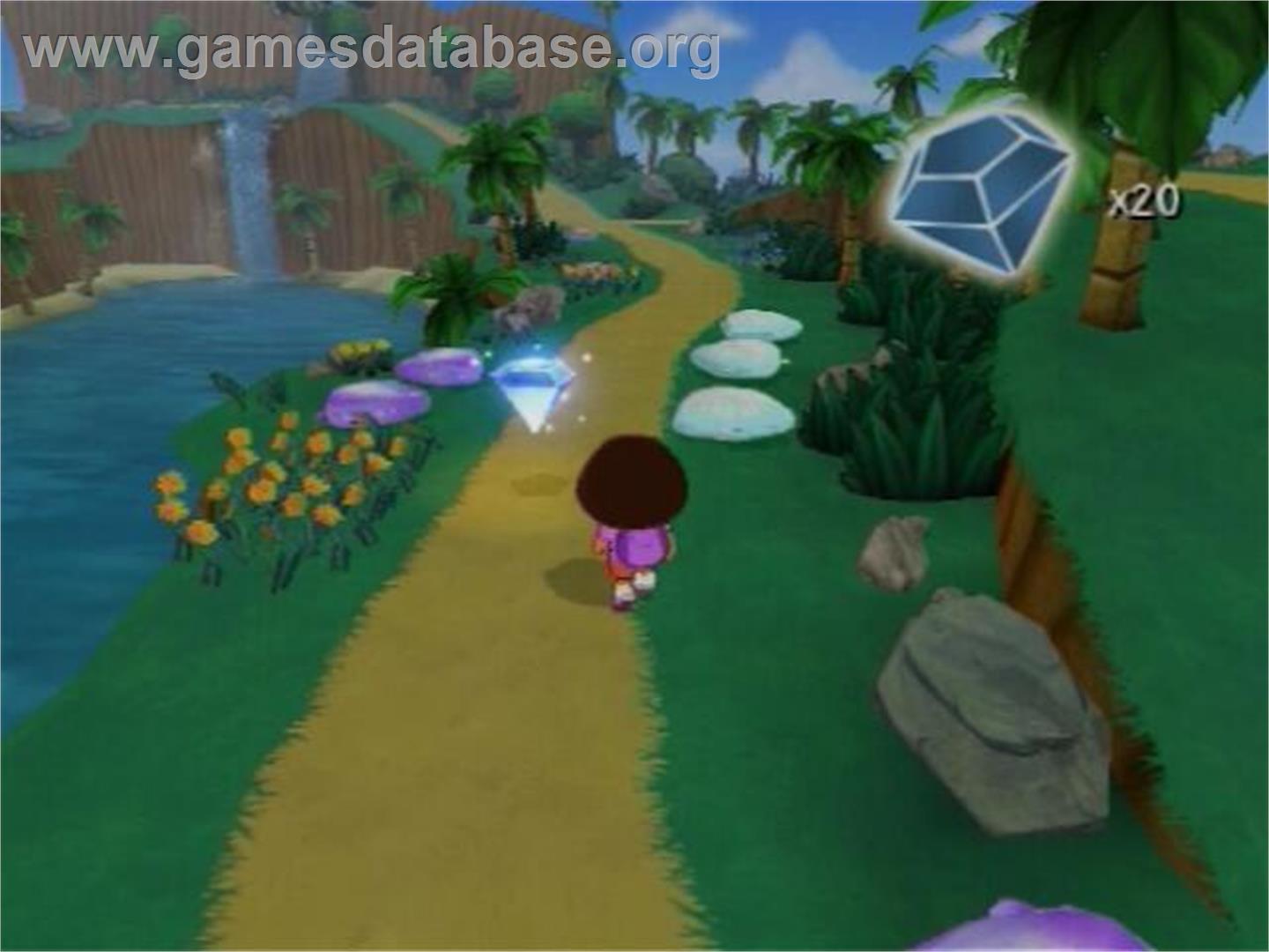 Dora The Explorer - Dora Saves The Mermaids - Sony Playstation 2 - Artwork - In Game