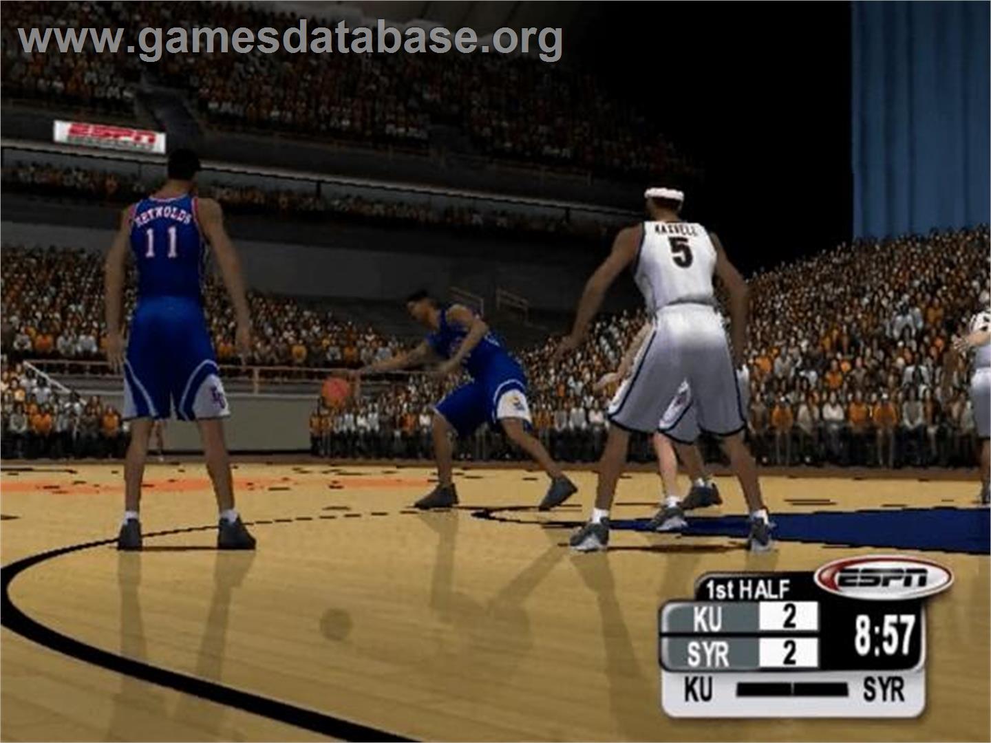 Espn College Hoops - Sony Playstation 2 - Artwork - In Game