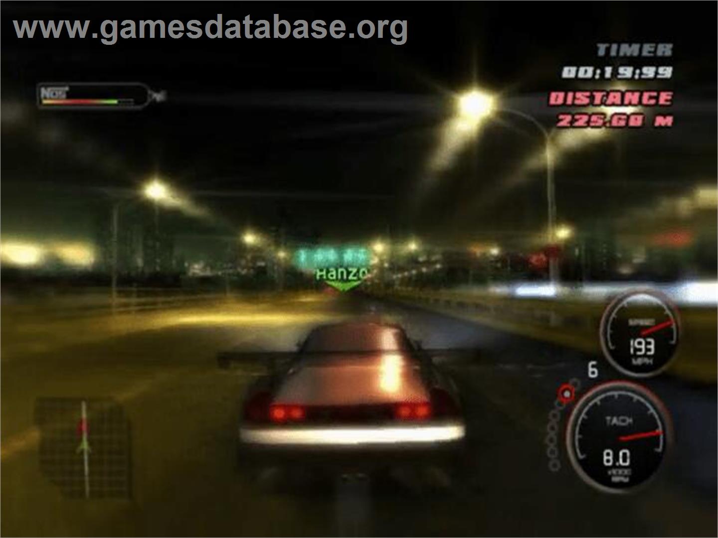 Fast And The Furious, The - Sony Playstation 2 - Artwork - In Game