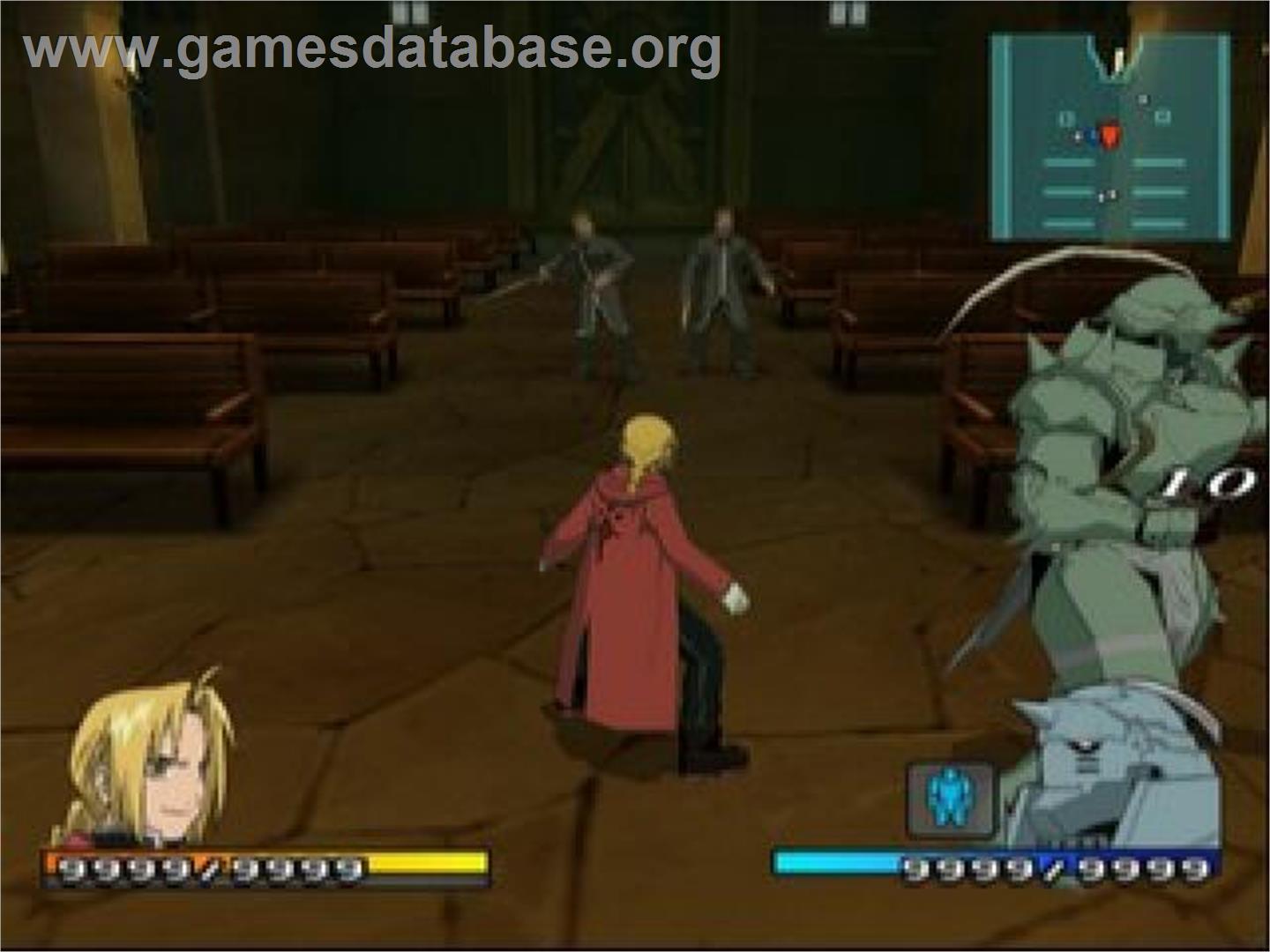 Fullmetal Alchemist 2 - Curse Of The Crimson Elixir - Sony Playstation 2 - Artwork - In Game