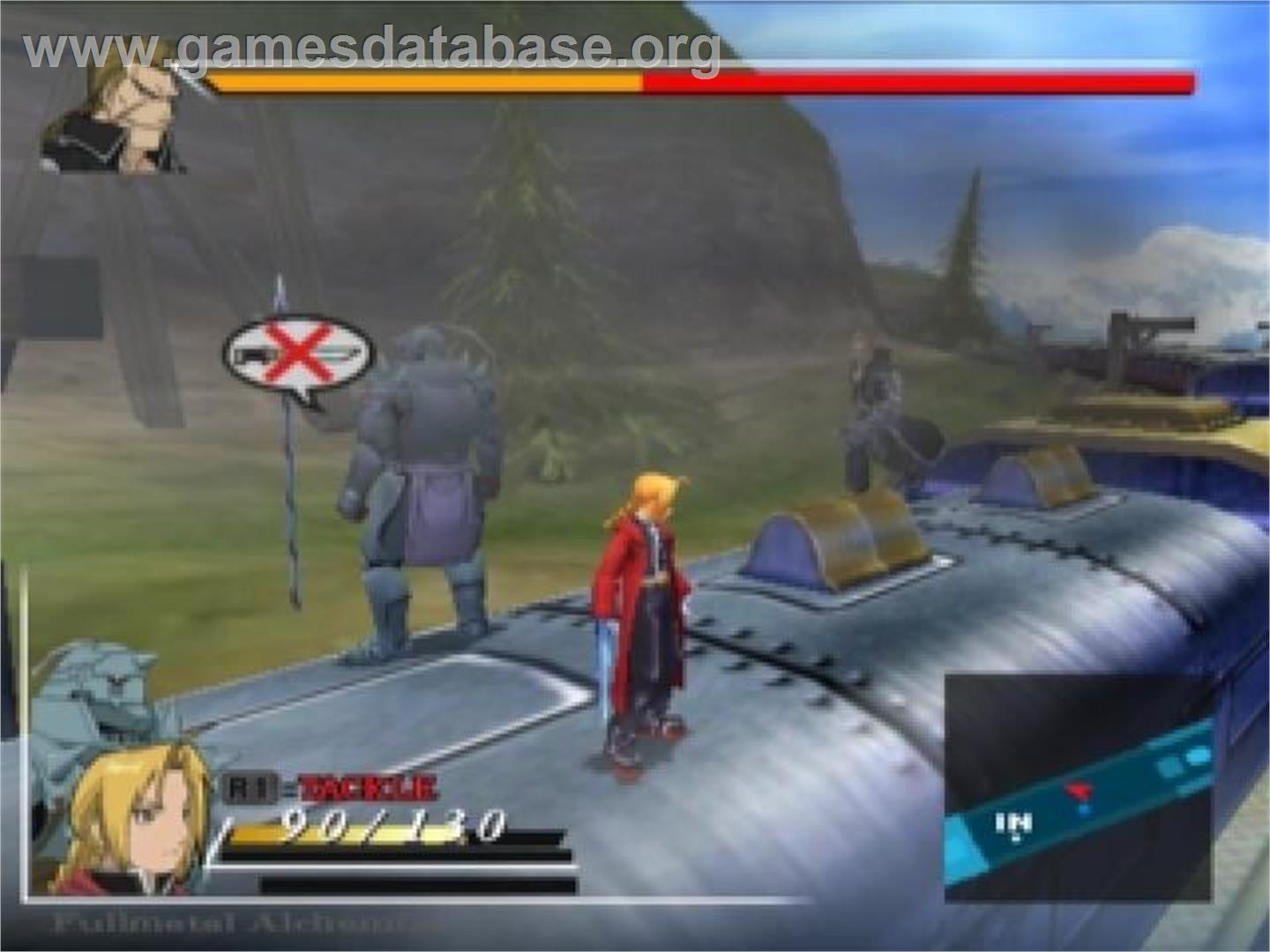 Fullmetal Alchemist And The Broken Angel - Sony Playstation 2 - Artwork - In Game