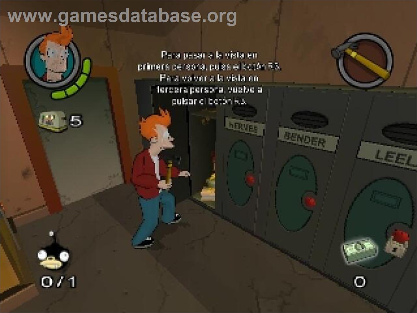 Futurama - Sony Playstation 2 - Artwork - In Game
