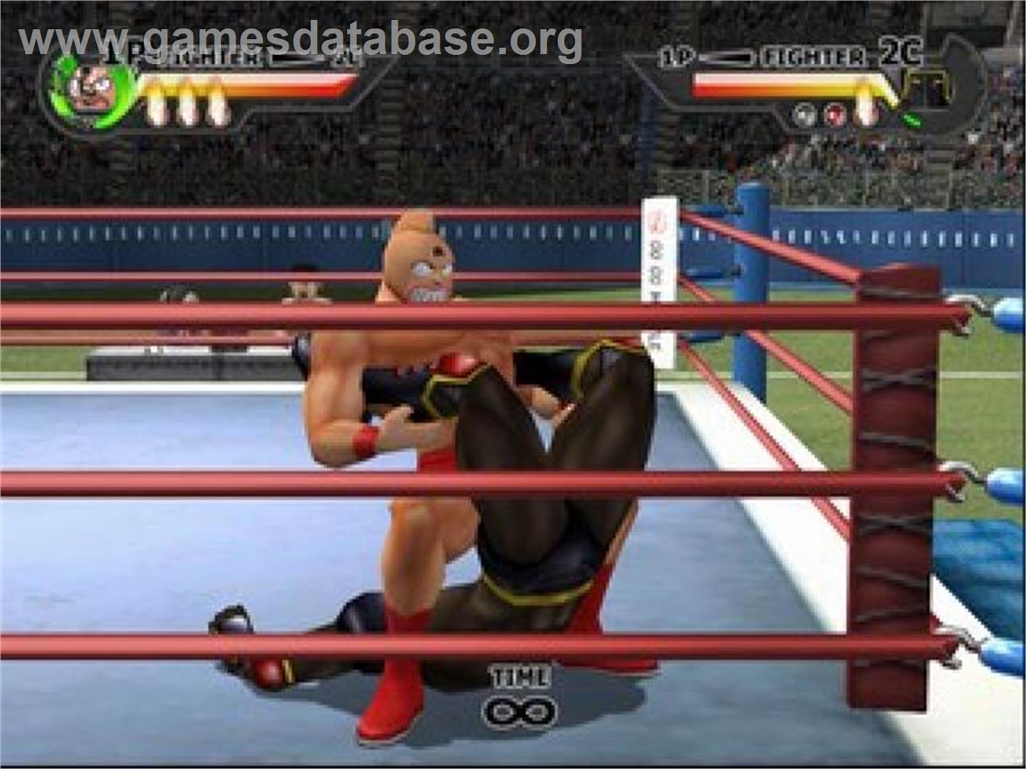 Galactic Wrestling Featuring Ultimate Muscle - Sony Playstation 2 - Artwork - In Game