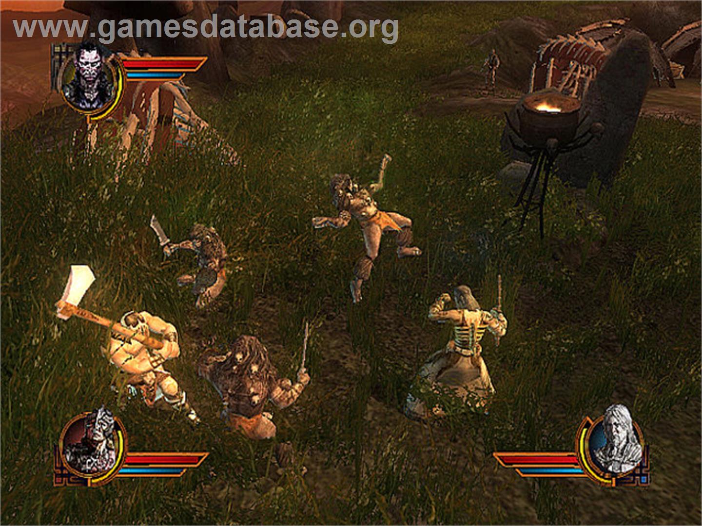 Gauntlet - Seven Sorrows - Sony Playstation 2 - Artwork - In Game