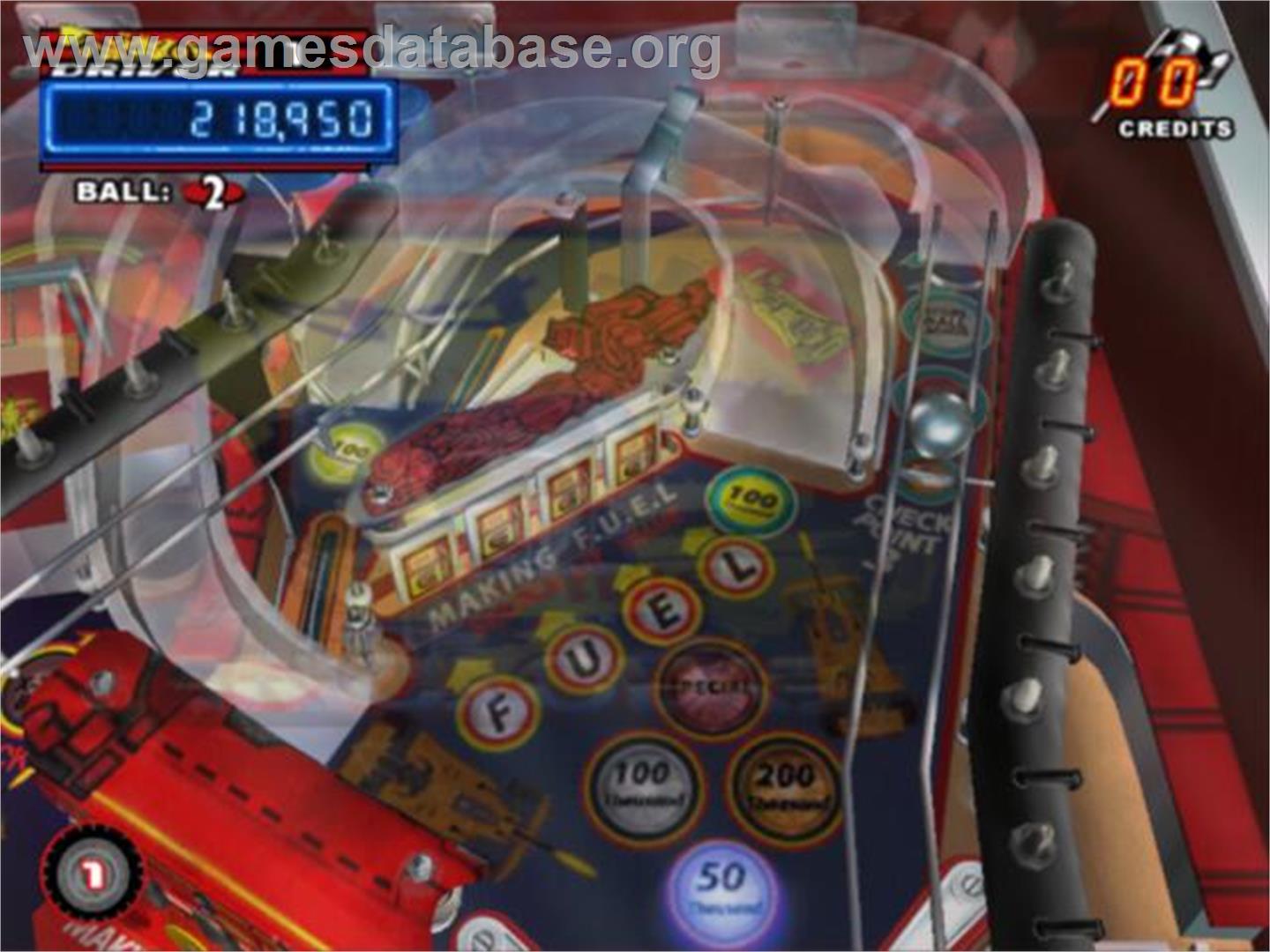 Gottlieb Pinball Classics - Sony Playstation 2 - Artwork - In Game