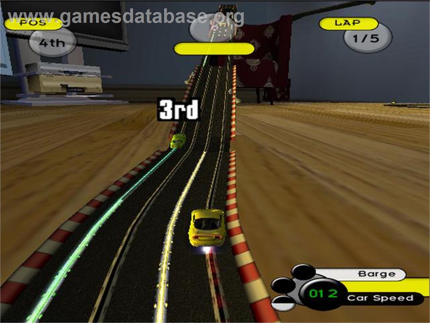 Grooverider Slot Car Racing - Sony Playstation 2 - Artwork - In Game
