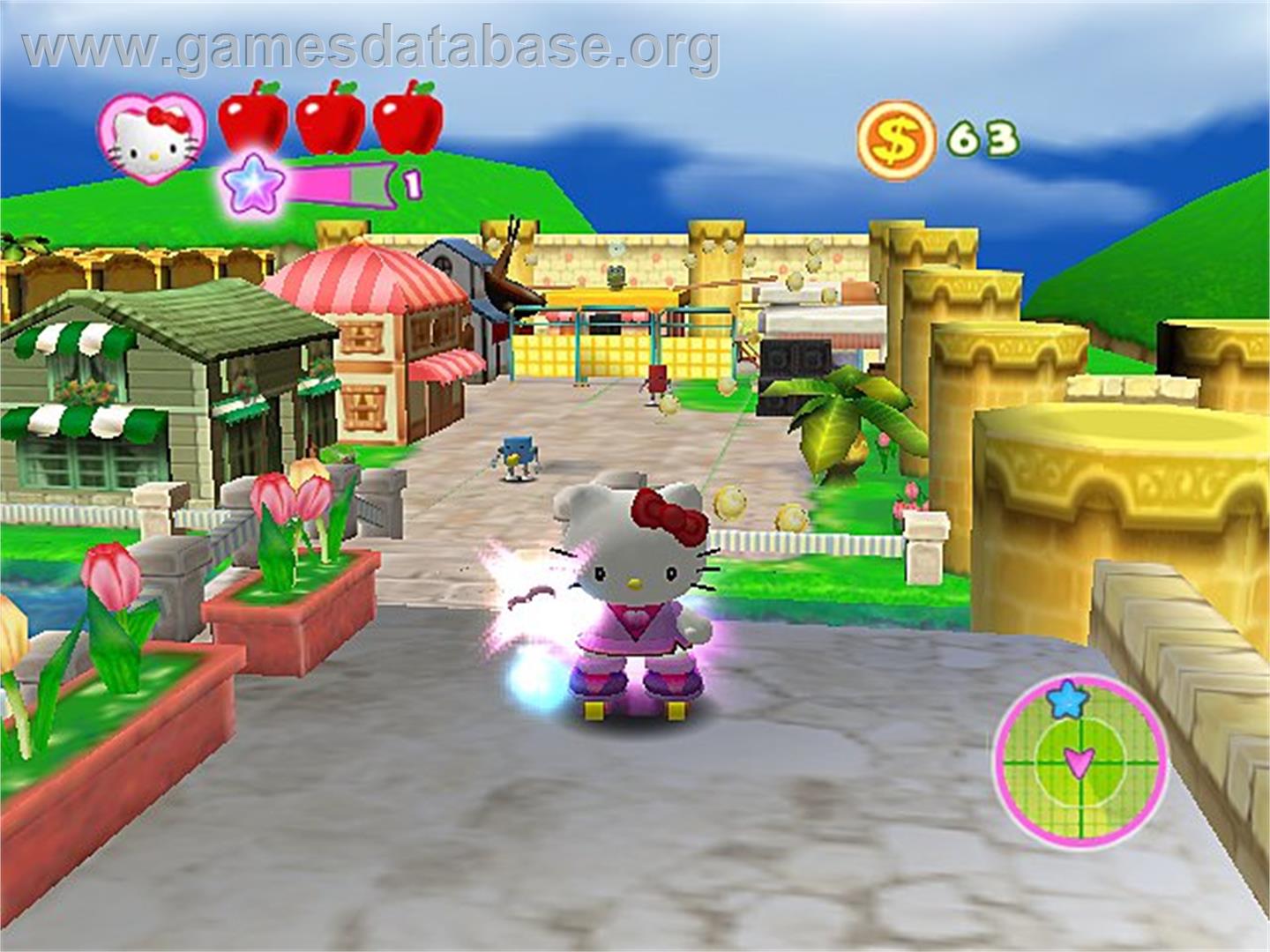 Hello Kitty Roller Rescue - Sony Playstation 2 - Artwork - In Game