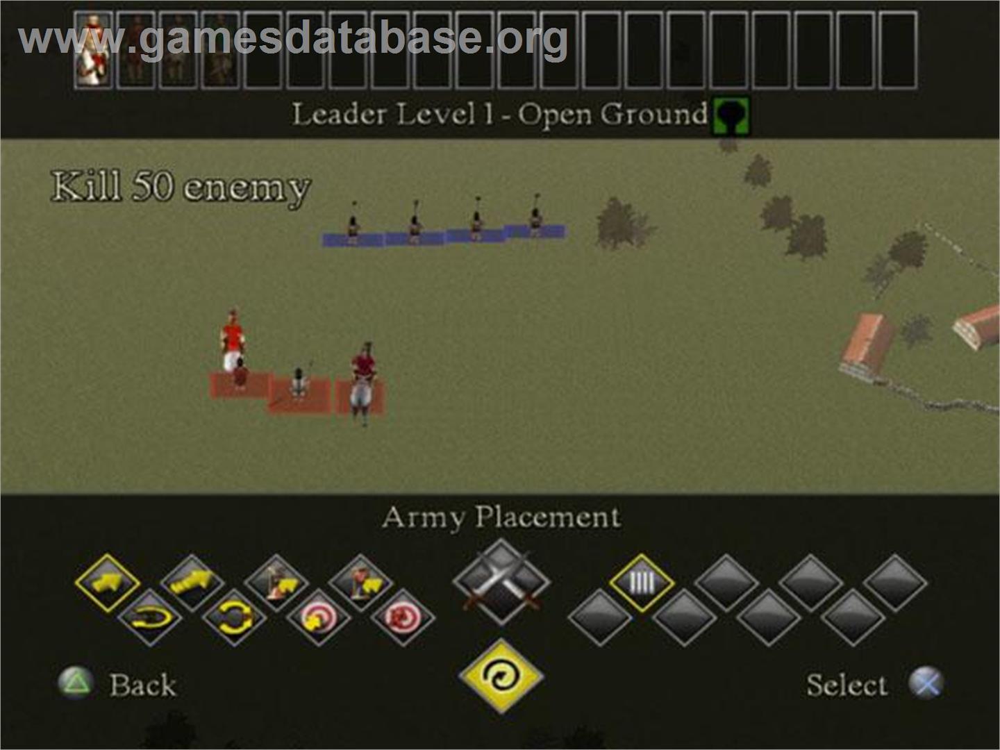 History Channel - Great Battles Of Rome, The - Sony Playstation 2 - Artwork - In Game