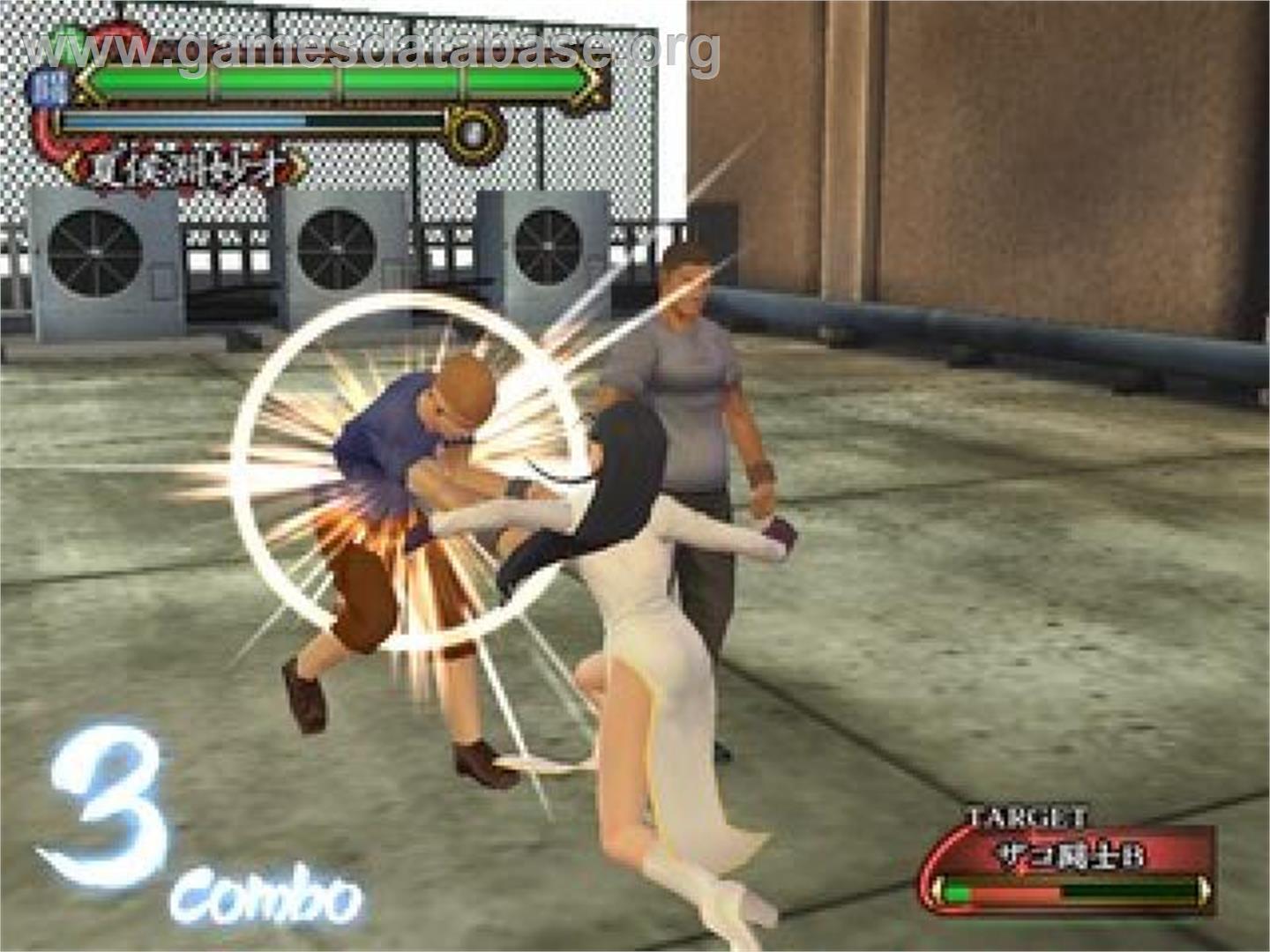 Ikki Tousen - Shining Dragon - Sony Playstation 2 - Artwork - In Game