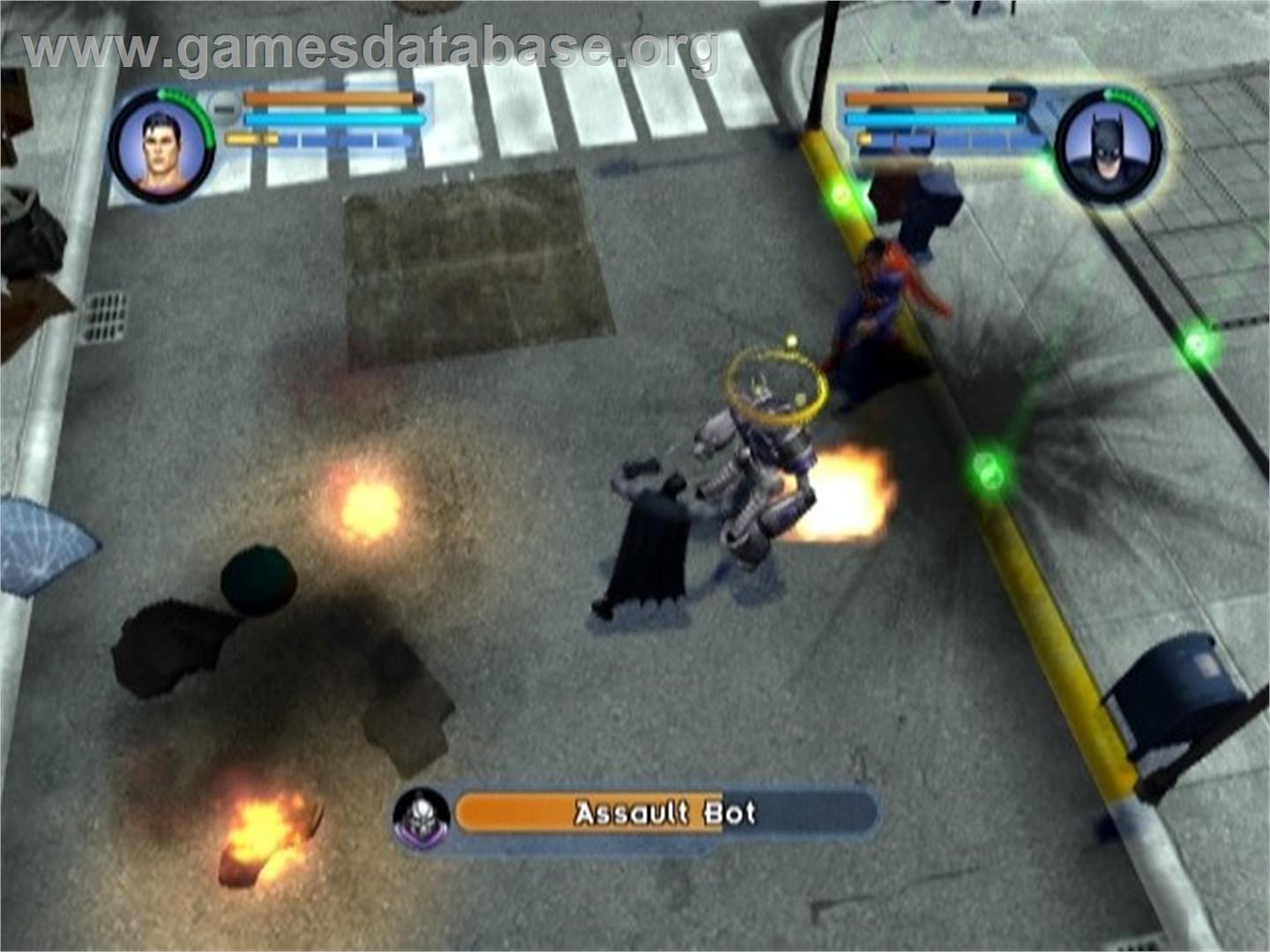 Justice League Heroes - Sony Playstation 2 - Artwork - In Game