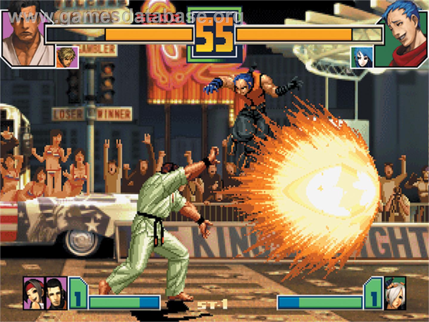 King Of Fighters 2001, The - Sony Playstation 2 - Artwork - In Game