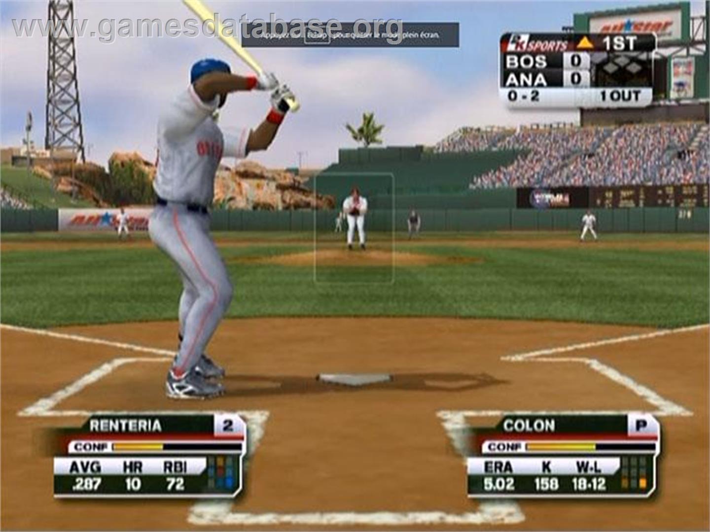 Major League Baseball 2K5 - World Series Edition - Sony Playstation 2 - Artwork - In Game