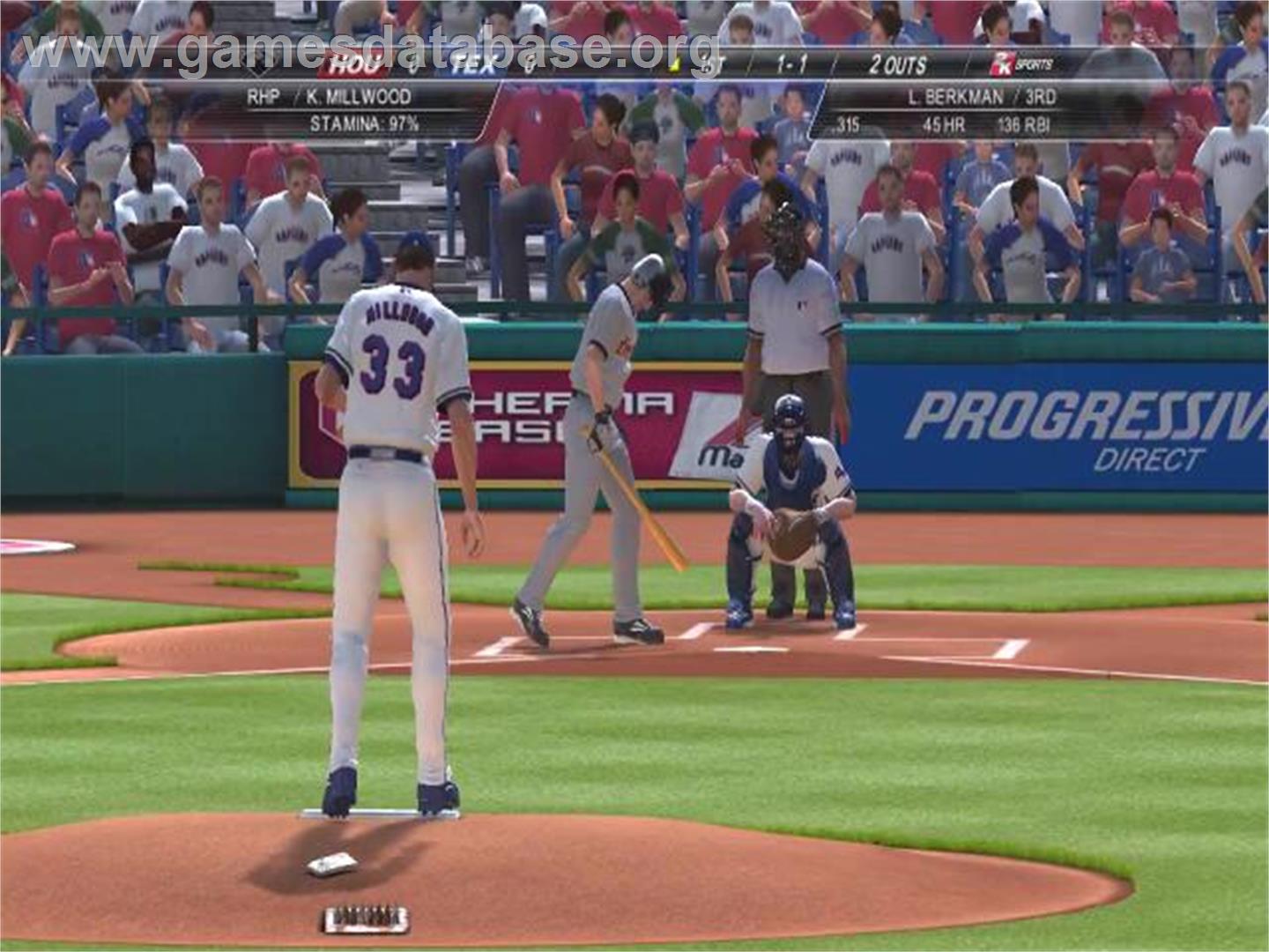 Major League Baseball 2k7 - Sony Playstation 2 - Artwork - In Game