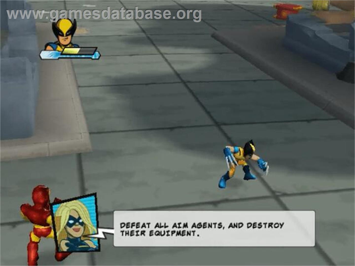 Marvel Super Hero Squad - Sony Playstation 2 - Artwork - In Game