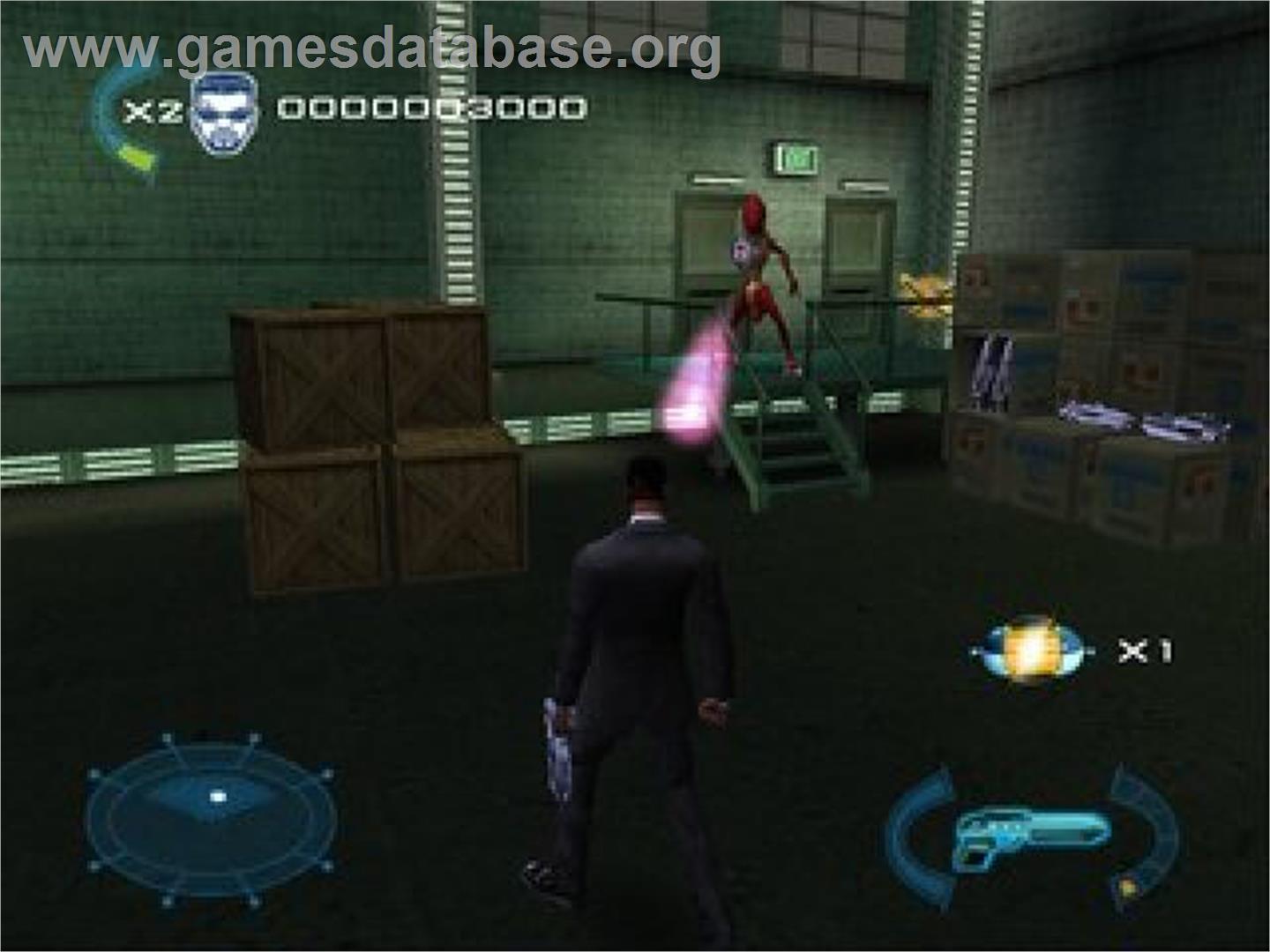 Men In Black 2 - Alien Escape - Sony Playstation 2 - Artwork - In Game