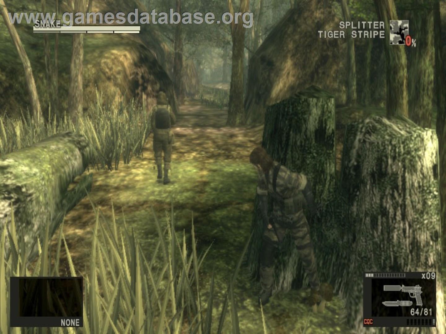 Metal Gear Solid 3 Subsistence - Sony Playstation 2 - Artwork - In Game