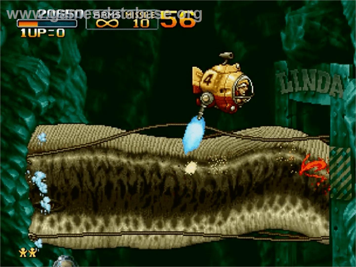 Metal Slug - Super Vehicle-001 - Sony Playstation 2 - Artwork - In Game