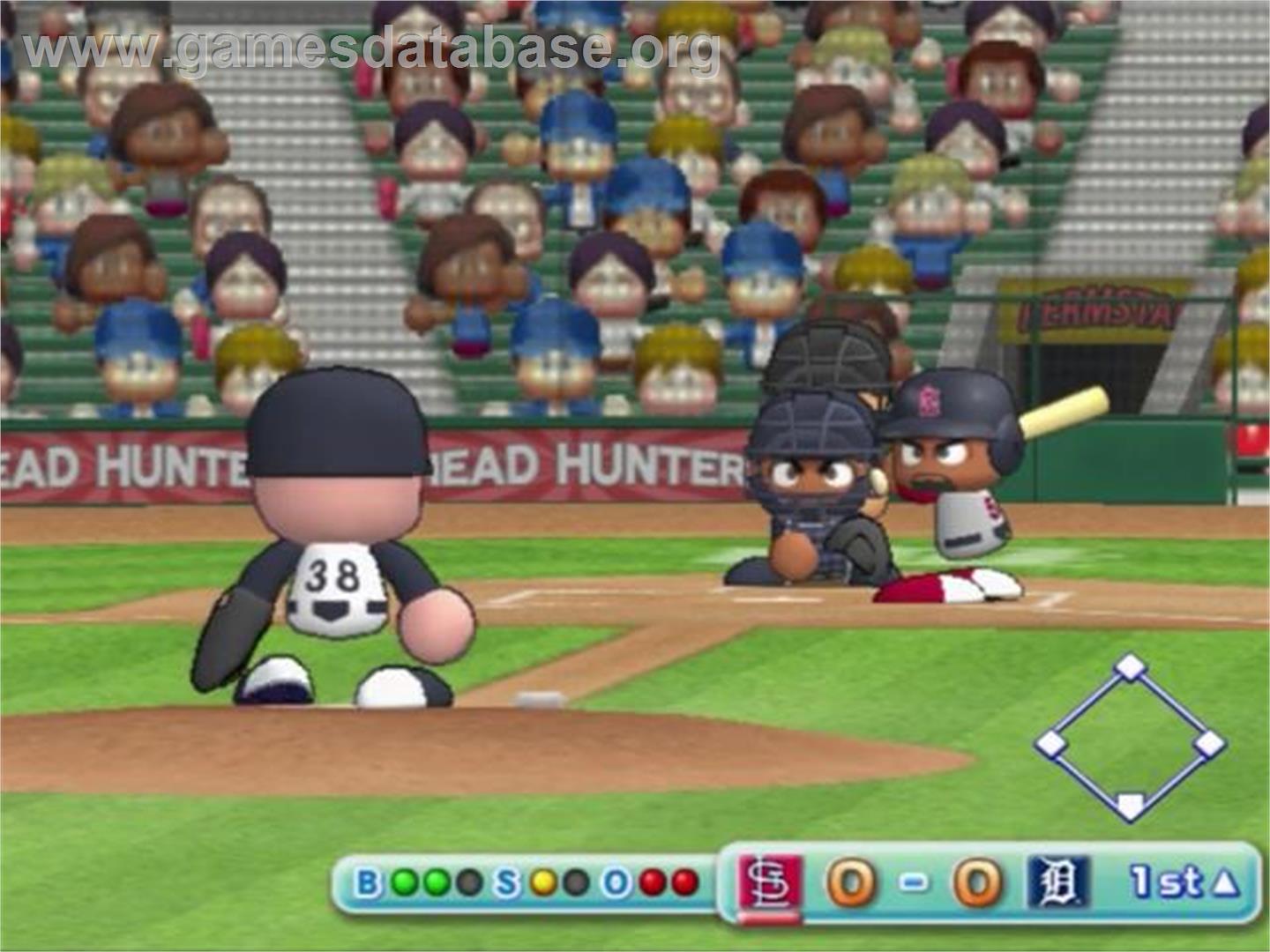 Mlb Power Pros - Sony Playstation 2 - Artwork - In Game