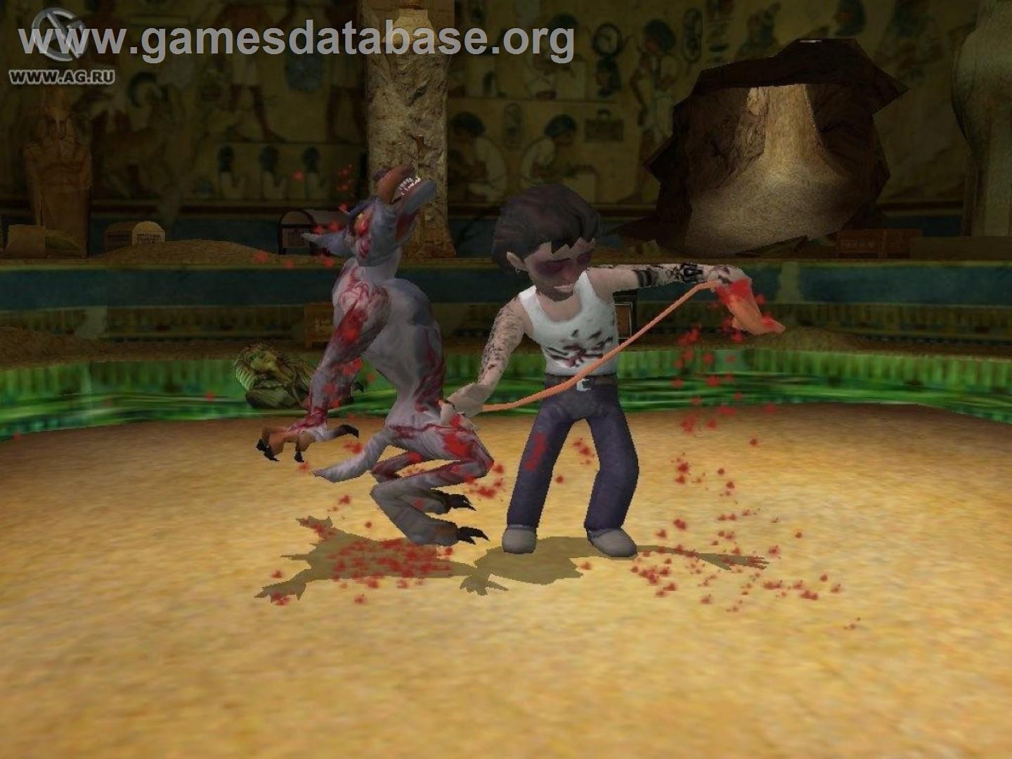 Mtv Celebrity Deathmatch - Sony Playstation 2 - Artwork - In Game