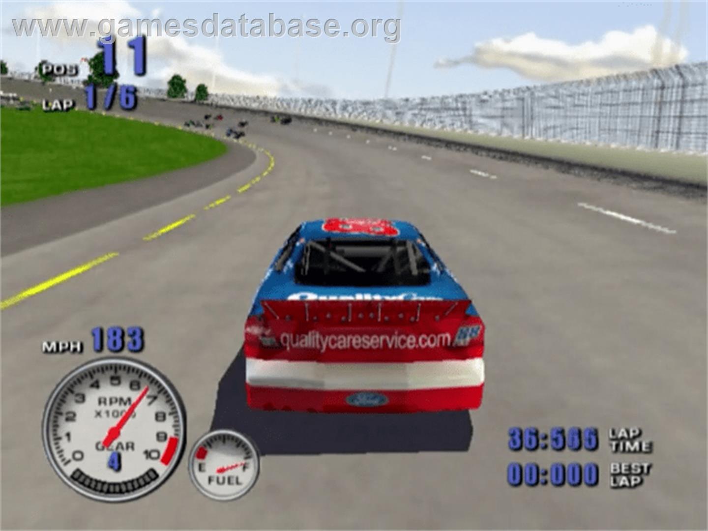 NASCAR 2001 - Sony Playstation 2 - Artwork - In Game