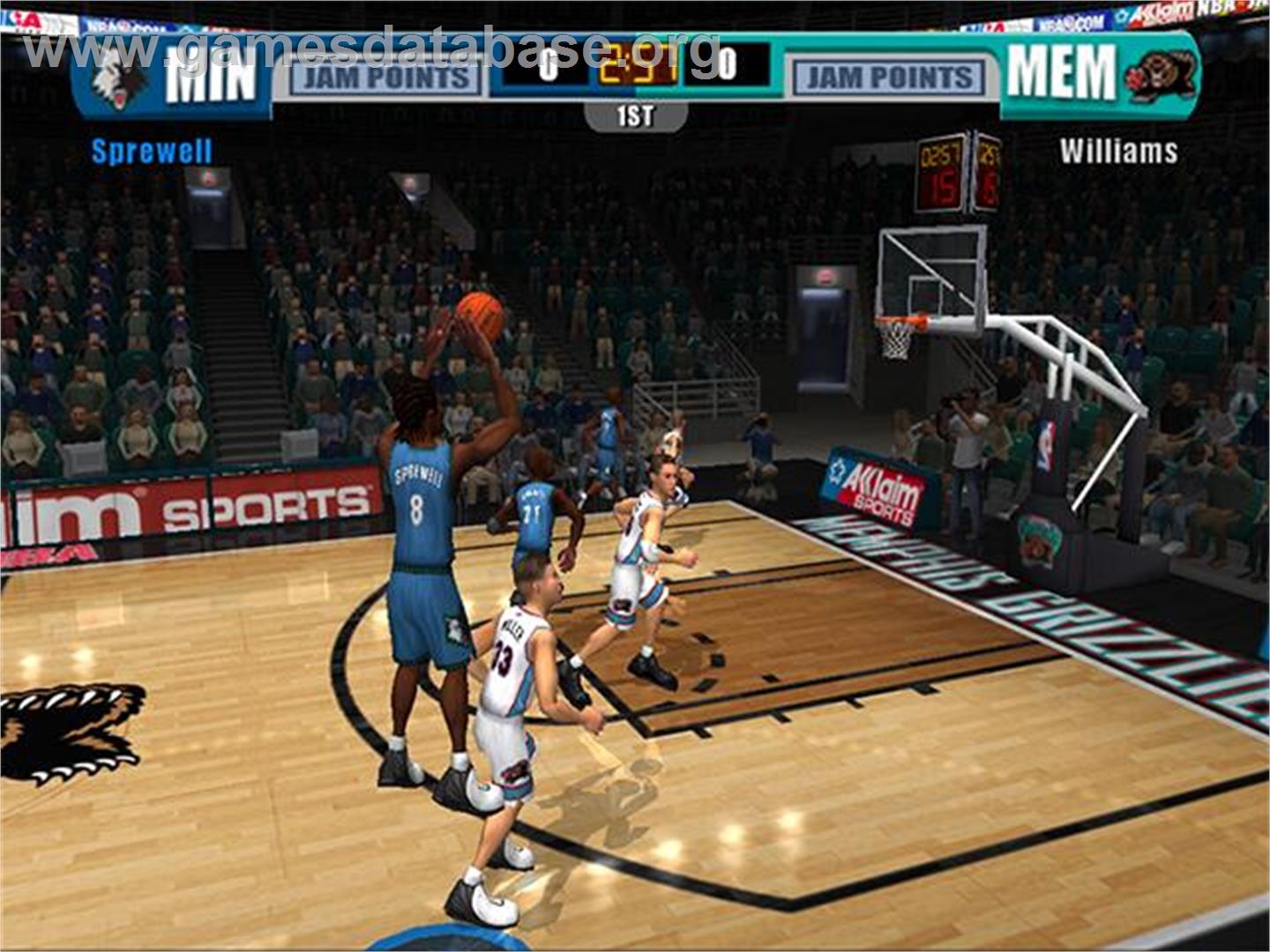 Nba Jam - Sony Playstation 2 - Artwork - In Game