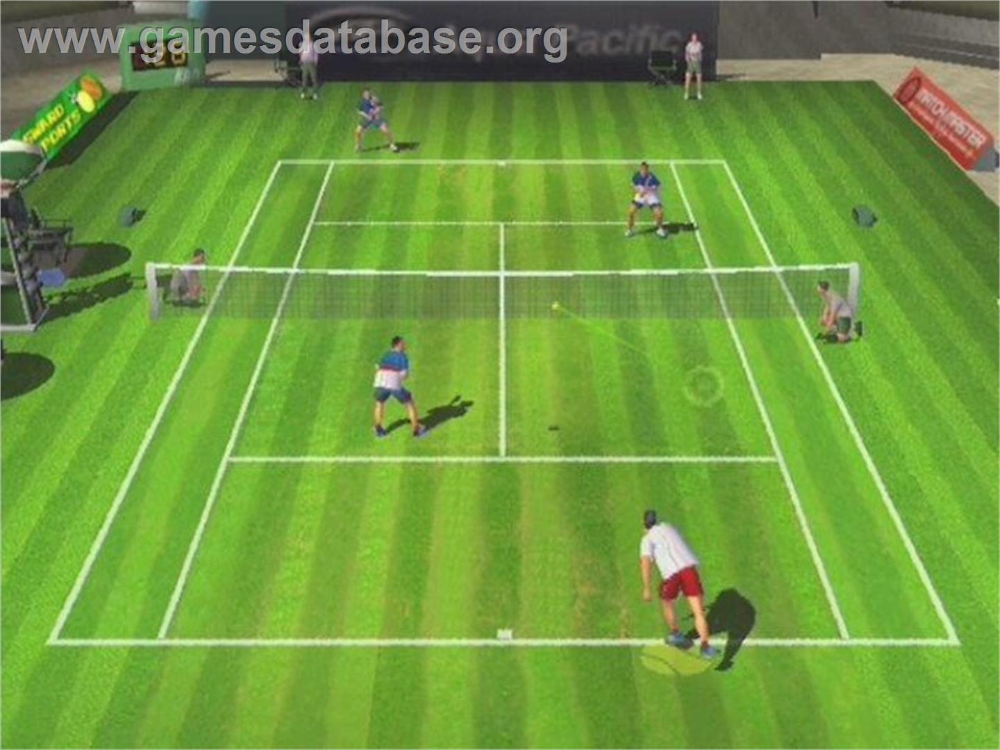 Perfect Ace - Pro Tournament Tennis - Sony Playstation 2 - Artwork - In Game