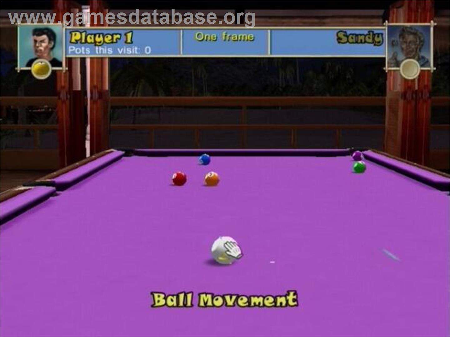 Pool Paradise - Sony Playstation 2 - Artwork - In Game