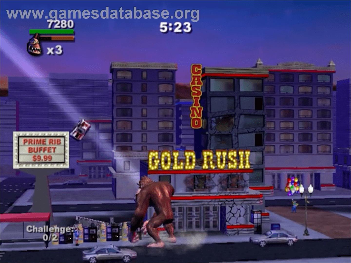 Rampage: Total Destruction - Sony Playstation 2 - Artwork - In Game