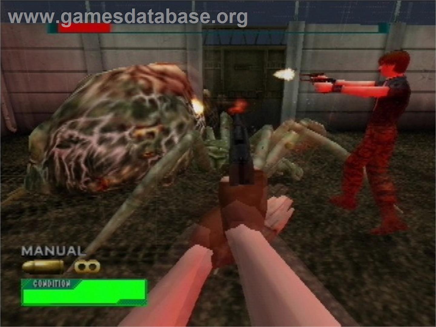 Resident Evil - Survivor 2, Code, Veronica - Sony Playstation 2 - Artwork - In Game