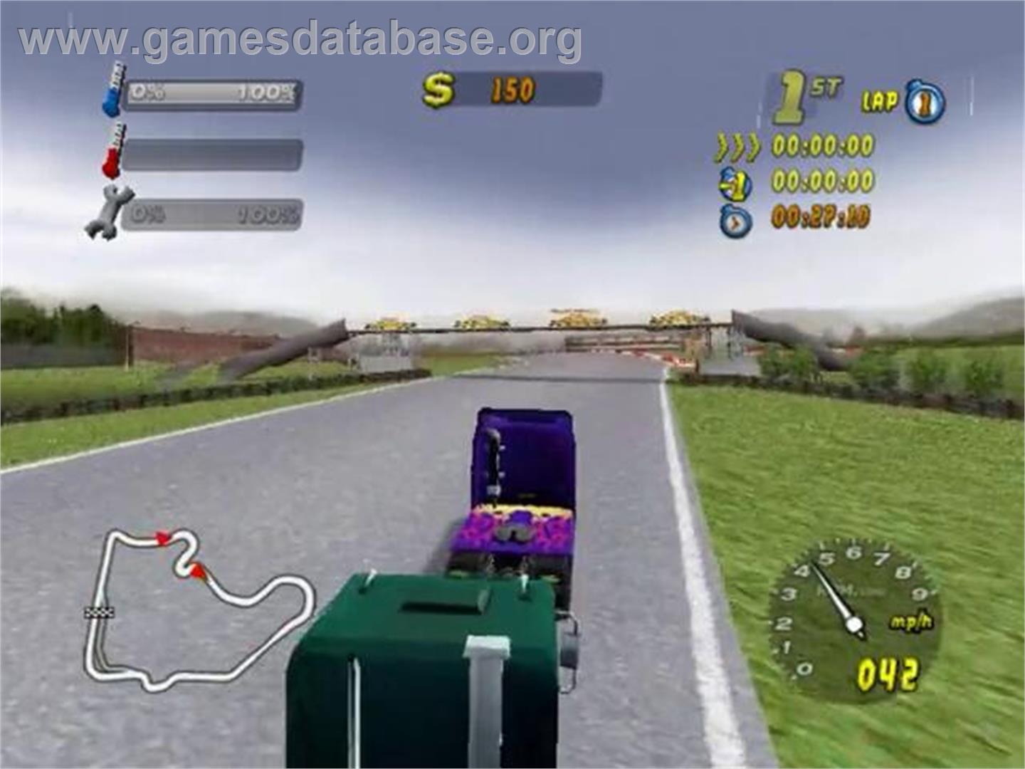 Rig Racer 2 - Sony Playstation 2 - Artwork - In Game