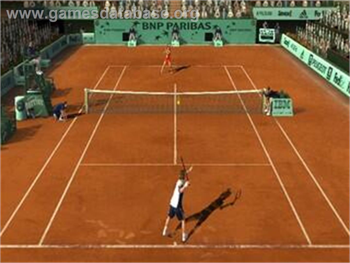 Roland Garros 2005 Powered By Smash Court Tennis - Sony Playstation 2 - Artwork - In Game