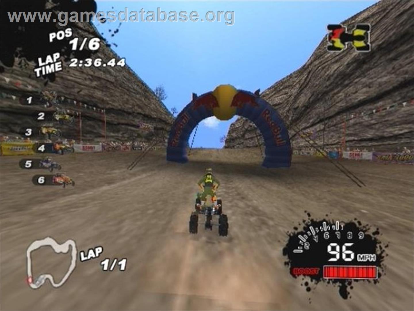 Score International Baja 1000 World Championship Off Road Racing - Sony Playstation 2 - Artwork - In Game