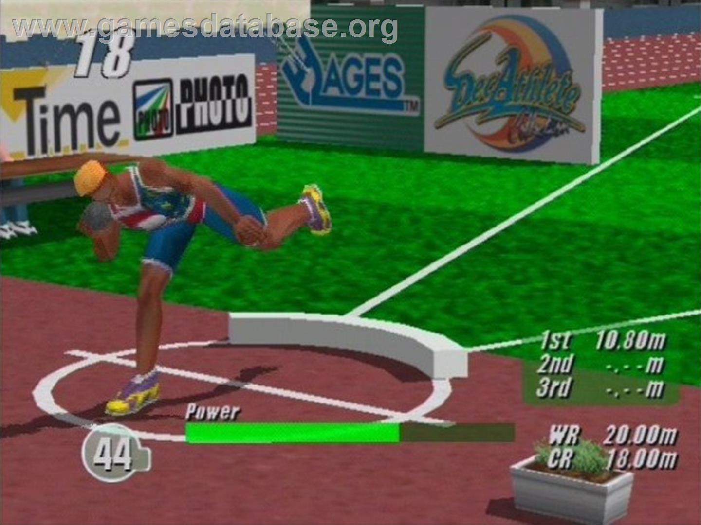 Sega Ages 2500 Series Vol. 15 - Decathlete Collection - Sony Playstation 2 - Artwork - In Game
