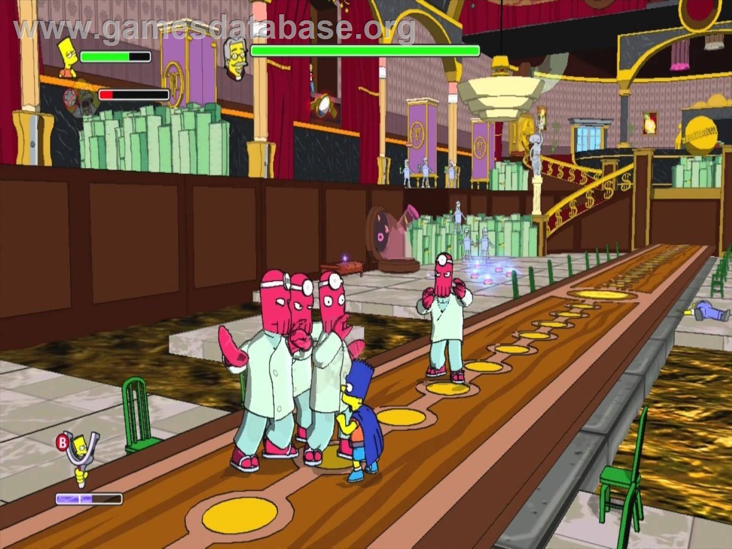 Simpsons Game ,the - Sony Playstation 2 - Artwork - In Game