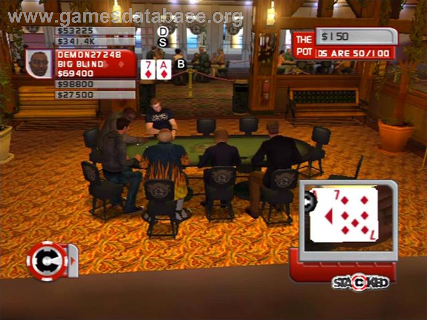 Stacked With Daniel Negreanu - Sony Playstation 2 - Artwork - In Game