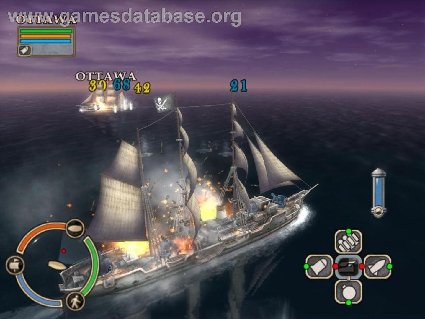 Swashbucklers - Blue Vs. Grey - Sony Playstation 2 - Artwork - In Game
