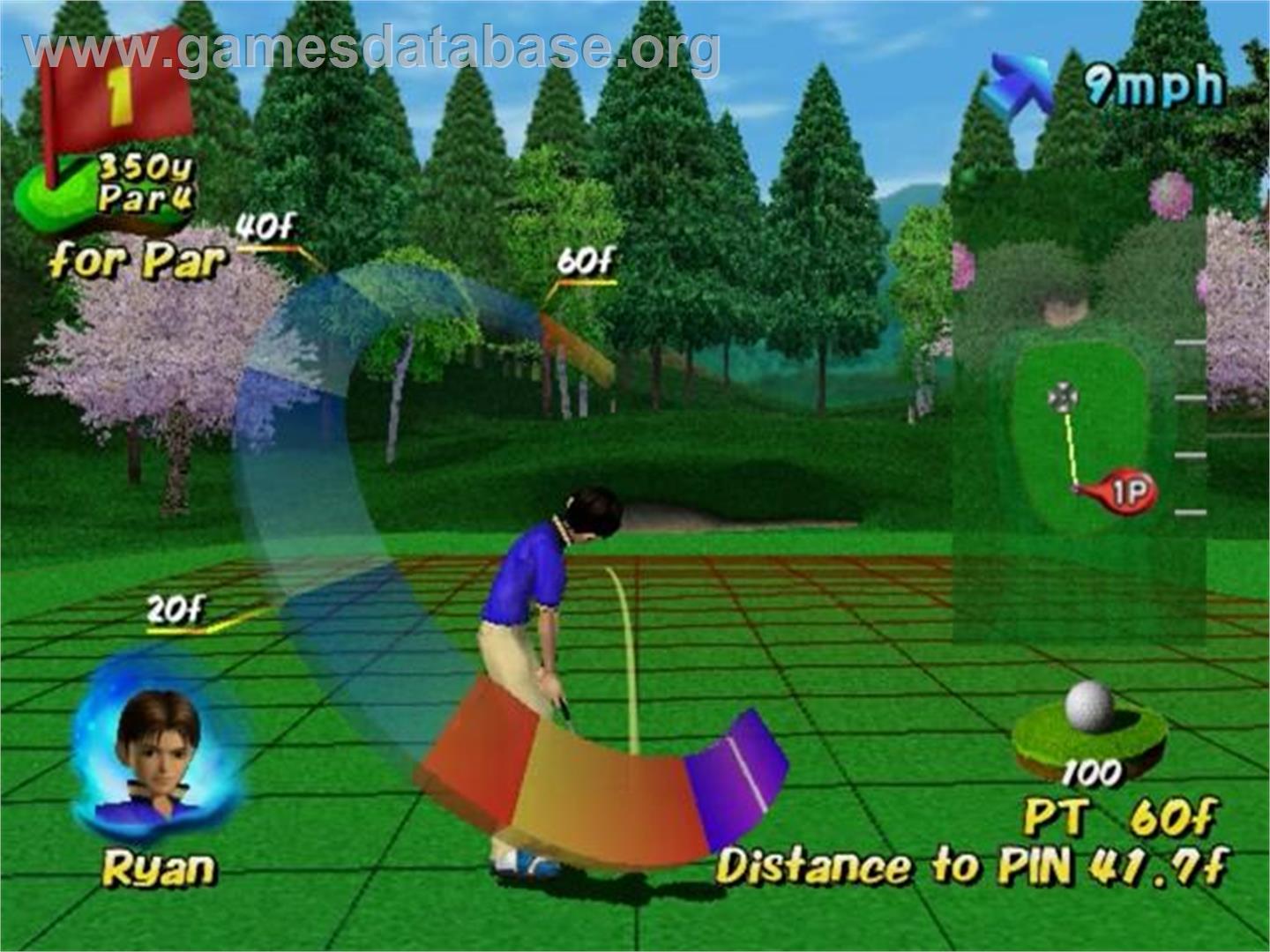Swing Away Golf - Sony Playstation 2 - Artwork - In Game