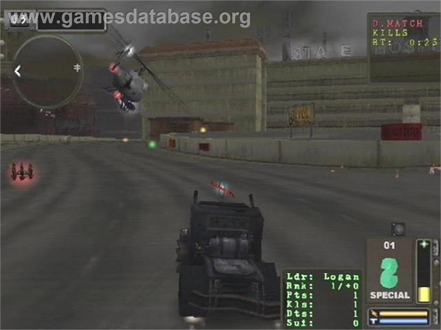 Twisted Metal - Black Online - Sony Playstation 2 - Artwork - In Game