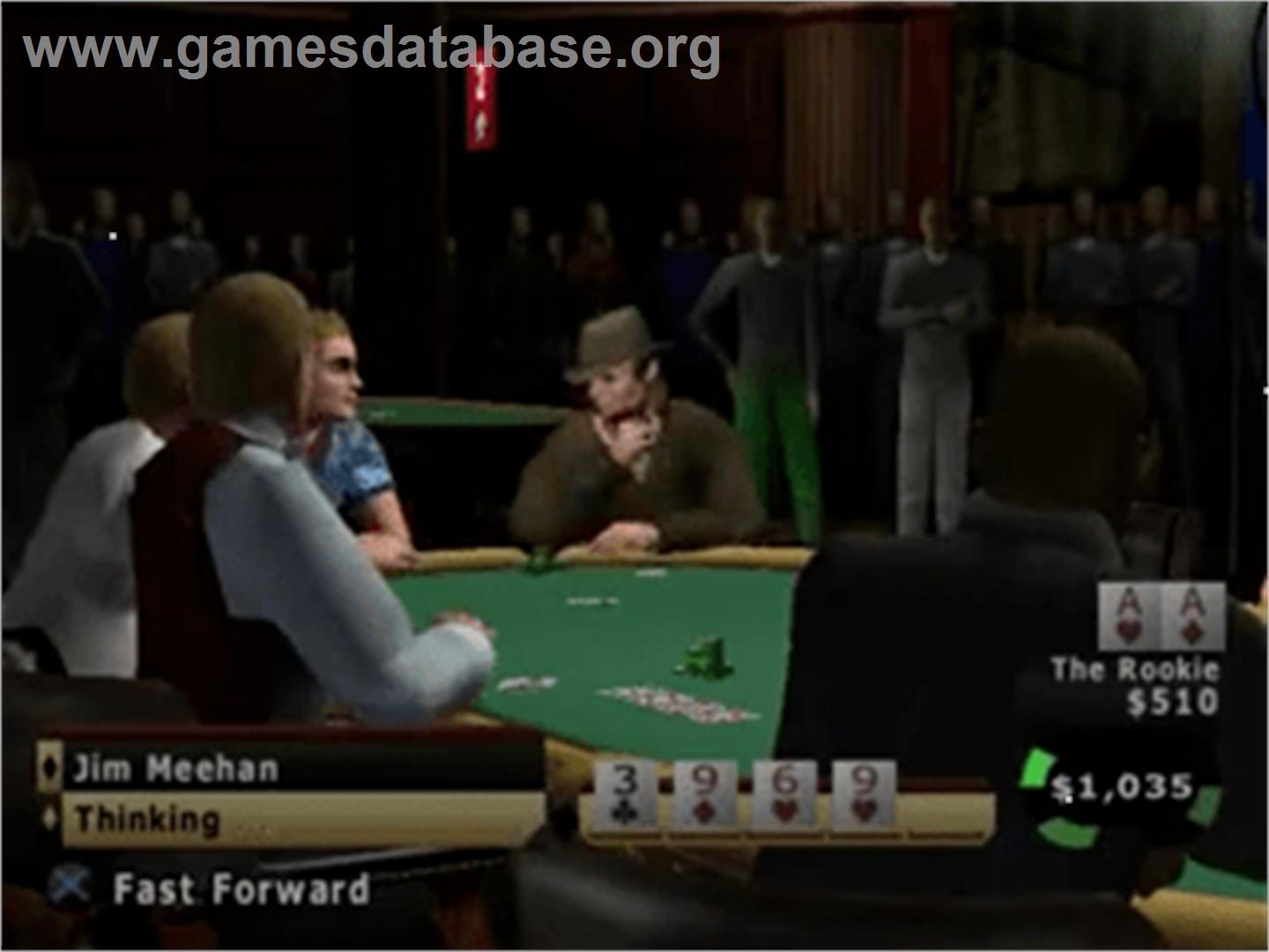 World Series of Poker: Tournament of Champions - Sony Playstation 2 - Artwork - In Game