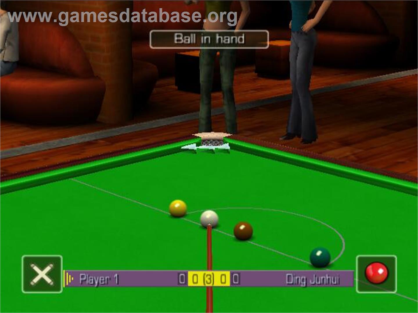 World Snooker Championship 2005 - Sony Playstation 2 - Artwork - In Game