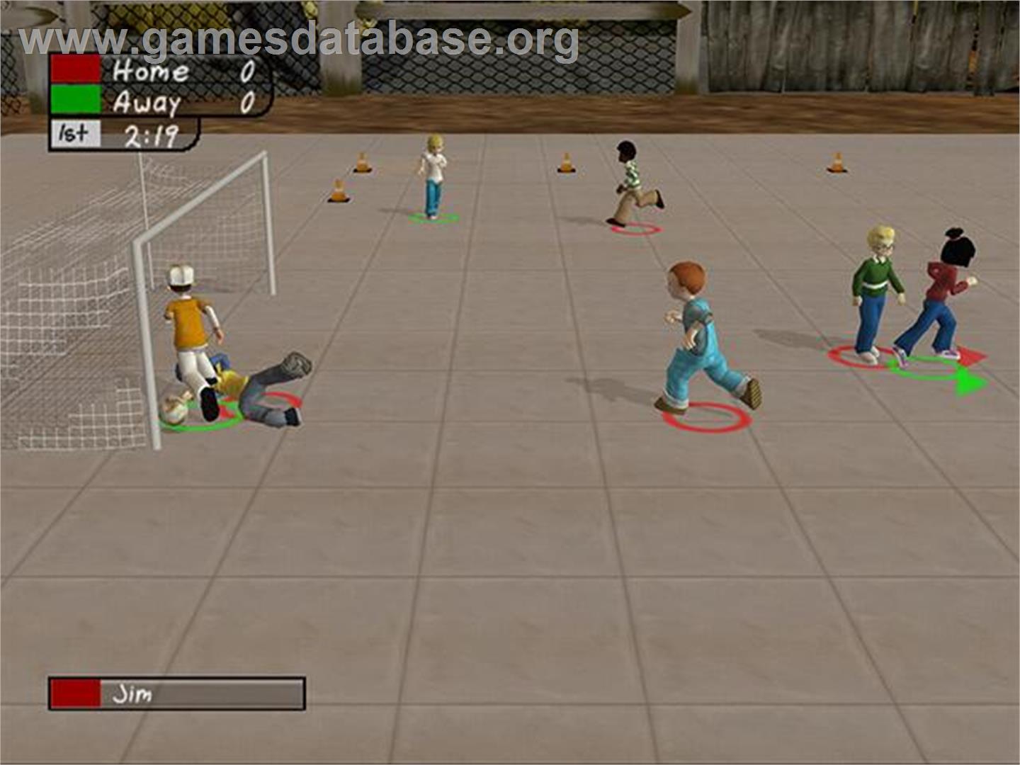 Xs Junior League Soccer - Sony Playstation 2 - Artwork - In Game