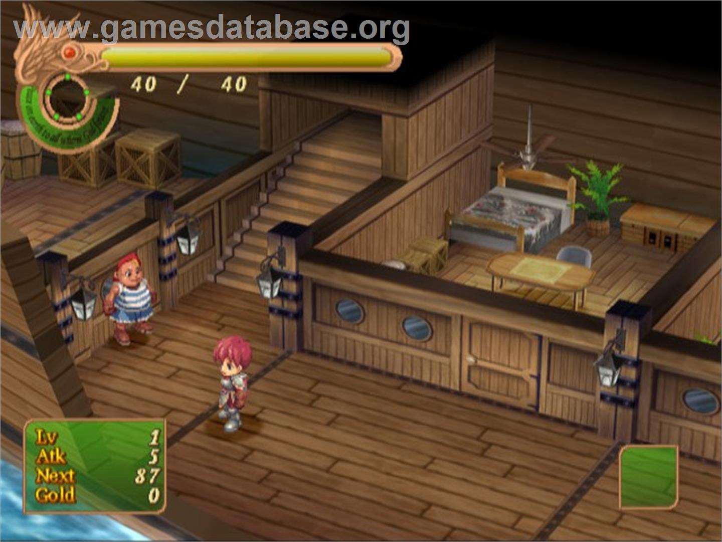 Ys 4 - Mask Of The Sun - Sony Playstation 2 - Artwork - In Game