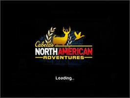 Title screen of Cabela's North American Adventures on the Sony Playstation 2.